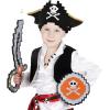 ArtCreativity Foam Pixel Pirate Set, 3-Piece Kit with Pixelated Sword, Shield, and Hat, Unique Halloween Pirate Costume Accessories, Fun Pirate Toys for Kids, Great Birthday Gift Idea