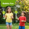 ArtCreativity Frog Bubble Wand – Bubble Toy with Bubbles Refill Solution, Stickers, Music & Lights – Kids Summer Outdoor Activity – Birthday Party Favors – Bubble Blower Machine