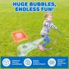 ArtCreativity Giant Bubble Wand Kit with Bubble Rope, Bubble Solution Concentrate, Inflatable Tray, and Pump, Bubble Rope for Large Bubbles – Giant Bubble Maker Toys – Summer Activities for Kids