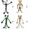ArtCreativity Halloween Bendable Figures – Set of 12 Flexible Dog and Cat Toys in 4 Spooky Designs, Fun Halloween Toys for Kids, Non-Candy Trick or Treat Supplies, and Party Favors
