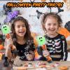 ArtCreativity Halloween Bubble Wand for Kids, 14″ Light Up Ghost Bubble Wand for Toddlers with LED & Halloween Music, Halloween Boo Basket Stuffers for Kids, Halloween Toys for Toddlers(Pack of 1)