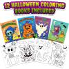 ArtCreativity Halloween Coloring Books for Kids – 20 Pack Mini 5”×7” Booklets – Non-Candy Trick or Treat Handouts, Party Favors, Classroom Prizes, Fall Crafts & Gifts for Boys and Girls(12 Pack)