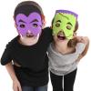 ArtCreativity Halloween Foam Face Masks for Kids, Set of 12, Fun Halloween Costume Accessories, 6 Colorful Designs, Photo Booth Props and Halloween Party Favors, Non-Candy Trick or Treat Supplies