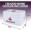 ArtCreativity Halloween Inflatable Cooler – Hospital-Inspired Inflatable Drink Cooler Holder Chills Beverage, Snacks – Blow Up Halloween Party Decorations – Nurse Graduation Decorations