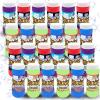 ArtCreativity Halloween Mini Bubble Bottles, Set of 24, Kids’ Bubble Toys with Wands and 2 Ounces of Fluid Each, Halloween Party Favors, Non-Candy Trick or Treat Supplies, 4 Designs