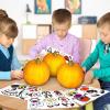 ArtCreativity Halloween Pumpkin Decorating Stickers – 12 Large Sheets – Jack-o-Lantern Decoration Kit – 26 Total Face Stickers – Cute Halloween Decor Idea – Treats, Gifts, and Crafts for Kids- 6″ x 9″(52 Faces)