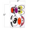 ArtCreativity Halloween Pumpkin Stickers for Decorating – 12 Sheets – Jack-o-Lantern – Cute Halloween Toddler Decor Idea – Pumpkin Party Favors(26 Faces)
