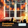 ArtCreativity Halloween Pumpkin String Lights with Remote – 10 LED – Orange Jack-O-Lantern Decorations for Outdoor & Indoors – Cute Halloween Party Supplies – Battery Powered Pumpkin Decor