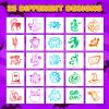 ArtCreativity Halloween Stamps for Kids, Pack of 100 Assorted Pre-Inked Spooky Stampers, Best for Party Favors, Goodie Bag Fillers, Trick or Treat Toy Supplies, Birthday Gift Bags, Pumpkin Stamp