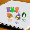ArtCreativity Halloween Stamps for Kids, Pack of 25 Assorted Pre-Inked Spooky Stampers, Best for Party Favors, Goodie Bag Fillers, Trick or Treat Toy Supplies, Birthday Gift Bags, Pumpkin Stamp