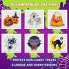 ArtCreativity Halloween Temporary Tattoos for Kids – Pack of 144-2 Inch Non-Toxic Tats Stickers for Boys and Girls, Best for Halloween Party Favors, Treats, Décor, Goodie Bags – 6 Assorted Designs