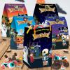 ArtCreativity Halloween Treat Boxes, Set of 12, Cardboard Candy Treat Bags with Carry Handles, Trick or Treat Supplies, Party Favors Halloween Candy Box for Sweets, Toys, Gifts, and More(Treat Bags)