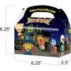 ArtCreativity Halloween Treat Boxes, Set of 12, Cardboard Candy Treat Bags with Carry Handles, Trick or Treat Supplies, Party Favors Halloween Candy Box for Sweets, Toys, Gifts, and More(Treat Boxes)