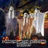ArtCreativity Hanging Witches – 3ft x 2ft Halloween Witch Decor with Bendable Foam Arms for Indoor and Outdoor Use – Spooky Outdoor Decorations