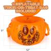 ArtCreativity Inflatable Halloween Trick or Treat Bag – Kids Blow Up Halloween Candy Bag with Lid & Carry Straps – Doubles as Inflatable Halloween Candy Holder – Trick or Treat Bag for Boys & Girls