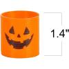 ArtCreativity Jack-O-Lantern Coil Springs, Set of 48, Plastic Pumpkin Mni Slinky Toys in Assorted Colors, Non-Candy Halloween Treats, Spooky Gifts Fun Party Favors, Goodie Bag Fillers for Kids