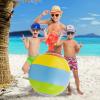 ArtCreativity Jumbo Beach Ball, 1pc, Large 30 Inch Beach Ball for Kids and Adults, Swimming Pool Toy for Active Play, Classic Pool Party Décor, Outdoor Toy for Kids in Vibrant Colors