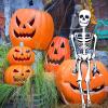 ArtCreativity Life-Size Halloween Skeleton Inflate Decoration (6ft Tall) Cute and Creepy Home Decor | for Indoor and Outdoor Use | Halloween Party Supplies, Contest Prize for Kids