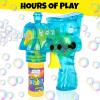 ArtCreativity Light Up Bubble Gun Trains – 2 Pack Bubble Gun Blasters and 4 Bottles of Bubbles Fluid – Train Bubbles Machine Toys for Boys – Train Toys for Toddlers and Kids Ages 1-3, 2-4, 4-8