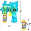 ArtCreativity Light Up Bubble Gun Trains – 2 Pack Bubble Gun Blasters and 4 Bottles of Bubbles Fluid – Train Bubbles Machine Toys for Boys – Train Toys for Toddlers and Kids Ages 1-3, 2-4, 4-8