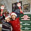 ArtCreativity Light Up Christmas Santa Bubble Wand for Kids, 14″ Bubble Blower with Lights & Sound Effects, Bubbles for Kids Ages 1-6 Bubble Toys, Christmas Goodie Bag Stocking Stuffers for Toddlers(Christmas Bubble Wand (2 Pack))