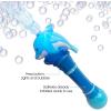 ArtCreativity Light Up Dolphin Bubble Blower Wand – 12 Inch Illuminating Bubble Blower with Thrilling LED Effects for Kids, Batteries and Bubble Fluid Included, Great Gift Idea, Party Favor