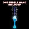 ArtCreativity Light Up Dolphin Bubble Blower Wand – 12 Inch Illuminating Bubble Blower with Thrilling LED Effects for Kids, Batteries and Bubble Fluid Included, Great Gift Idea, Party Favor
