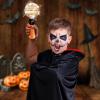 ArtCreativity Light Up Halloween Toys for Kids, Pumpkin Magic Wand, Light Up Toys for Kids with Lights & Spinning Effects, for Kids, Toddlers, and Baby’s, Unique Halloween Party Favors(Light Up)