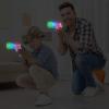 ArtCreativity Light Up Pixel Toy Gun for Kids – 10 Inch Retro Block Blaster with Flashing LEDs, Batteries Included, Fun Halloween Costume Accessory and Video Game Party Favor