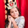 ArtCreativity Light Up Princess Crown for Girls – Small Gold and Red Queen Crown for Girls Halloween Queen Costumes – Toy Gem Lights Up in Multiple Colors – LED Gold Princess Crown for Kids Birthday