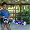 ArtCreativity Light Up Rotary Machine Toy Gun with Tripod Stand – Rotating Barrel, LED and Sound Effects – 23 Inch Pretend Play Military Rifle – Batteries Included – Gift for Kids