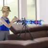 ArtCreativity Light Up Rotary Machine Toy Gun with Tripod Stand – Rotating Barrel, LED and Sound Effects – 23 Inch Pretend Play Military Rifle – Batteries Included – Gift for Kids