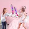 ArtCreativity Light Up Shark Sword for Kids – Set of 2, 15 Inch Dress-Up Toy Sword with Flashing LED Lights – Best Birthday Gift for Boys and Girls Ages 3, 4, 5, 6, 7, 8 (Pink)