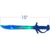 ArtCreativity Light Up Shark Sword for Kids (Set of 2) – 15 Inch Light Up Boy Toys with Flashing LED Lights, Toys for Boys 4-6 – Fun Play Swords Gifts That Elevate Your Kids Custume