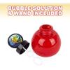 ArtCreativity Light Up Shuttle Bubble Blower Wand – 12.5 Inch Illuminating Bubble Blower with Thrilling LED Effects, Batteries and Bubble Fluid Included, Great Gift Idea, Party Favor – Assorted Colors