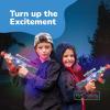 ArtCreativity Light Up Space Gun Toy for Kids – 12.5 Inch Alien Blaster with Multicolor LEDs, Sound Effects, Batteries Included, Fun Halloween Costume Accessory and Party Toy