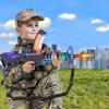 ArtCreativity Light Up Space Rifle Toy Gun, Cool LED and Sound Effects, 20.5 Inch Pretend Play Military Submachine Pistol with Batteries Included, Great Gift for Boys and Girls