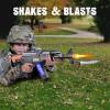 ArtCreativity Light Up Toy Machine Gun with Folding Bayonet – Cool LED, Sound and Vibration Effect – 16 Inch Pretend Play Military Submachine Gun – Toy Guns That Look Realistic