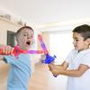ArtCreativity Light Up Toy Swords with Sounds, LED Toy Set with Removable Covers, Plastic Swords, Warrior Halloween Costume Accessories, Light Up Halloween Toys, for Kids