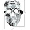ArtCreativity Light-Up Halloween Skull Mask with 6 Flashing Modes, LED Scary Face Mask for Kids, Fun Halloween Costume Accessories, Cool Skeleton Mask with Adjustable Elastic Strap