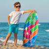 ArtCreativity Luau Surfboard Inflate, Inflatable Surfboard for Beach, Tropical and Luau Party Decorations, Inflatable Pool Toy for Kids and Adults, Beach Party Inflate(34″ X 12″)