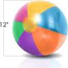 ArtCreativity Metallic Color Beach Balls – Pack of 12 – Summer Toys for Kids and Adults, Decorations for Hawaiian, Beach, Rainbow, and Pool Party, Beach Ball Party Favors for Boys and Girls