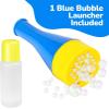 ArtCreativity Mini Blizzard Bubble Blower Set – 4-Pack Bubble Blasters with Bubble Mixture – Colorful Bubble Pipe Toys for Kids – Fun Summer Bubble Trumpet Set for Outdoor Play and Party Favors