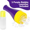 ArtCreativity Mini Blizzard Bubble Blower Set – 4-Pack Bubble Blasters with Bubble Mixture – Colorful Bubble Pipe Toys for Kids – Fun Summer Bubble Trumpet Set for Outdoor Play and Party Favors