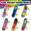 ArtCreativity Mini Finger Skateboards for Kids (Bulk Pack of 144) Durable Finger Boards in Assorted Designs, 2 Inch Fingerboard Skateboard Party Favors, Goody Bag Fillers