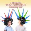ArtCreativity Mohawk Inflate, 1pc, Inflatable Mohawk Prop, 22 Inches Tall Halloween Costume Accessory, Swimming Pool Party Inflate, Dress Up Accessories for Girls and Boys