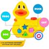 ArtCreativity Musical Duck Toy for Toddlers – Light-Up Baby Duck Toys with Sounds & Music – Pull Along Duck Toy for Kids, Babies & Toddlers – Fun Gift for Boys & Girls(Duck)