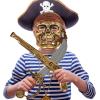 ArtCreativity Pirate Play Set for Kids, 5PC Playset with Plastic Sword, Pistol, Dagger, Compass, and Mask, Pirate Halloween Costume Accessories and Photo Booth Props, Fun Pretend Play Set