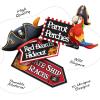 ArtCreativity Pirate Signs – 20 Pack – Pirate Theme Party Decor Supplies – Funny Pirate Skull Decorations & Directional Signs – Pirate Event Photo Booth Props for Birthday Celebrations, Parties