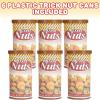 ArtCreativity Plastic Trick Nuts with Toy Snake Inside, Set of 6, Classic Snake Prank Toy, Party Gag Gifts for Adults and Kids, Party Favors for Halloween, April Fool’s, and Birthdays